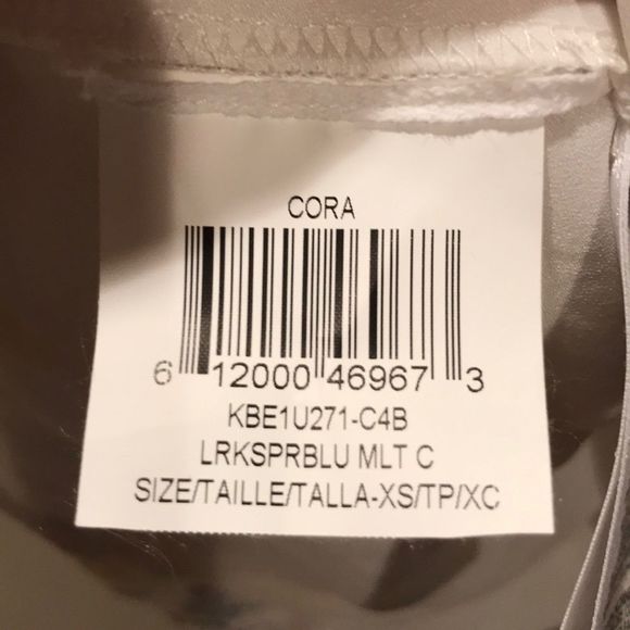 BCBGMAXAZRIA Cora Multicoloured Asymmetrical Top - Picture 10 of 11